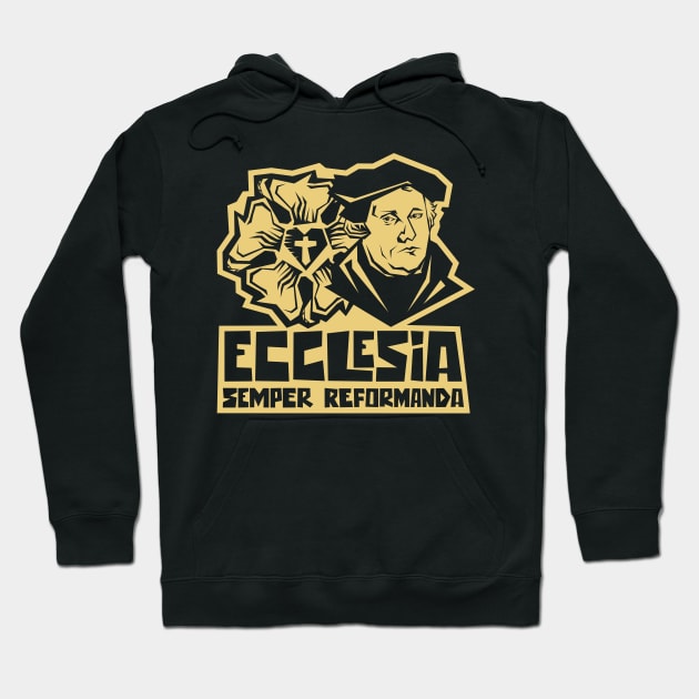 Ecclesia semper reformanda Hoodie by Reformer